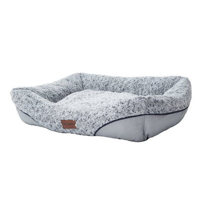 Luxurious Rose Swirl Dog Beds: Unwind in Comfort, Sizes for Every Pooch